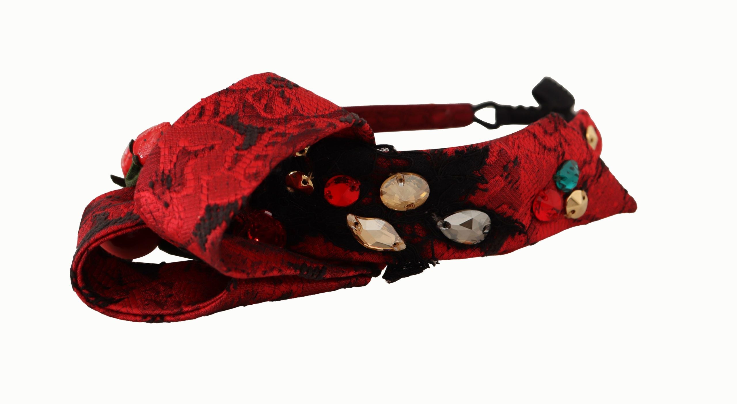Dolce &amp; Gabbana Cherry Sicily verziertes rotes Diadem