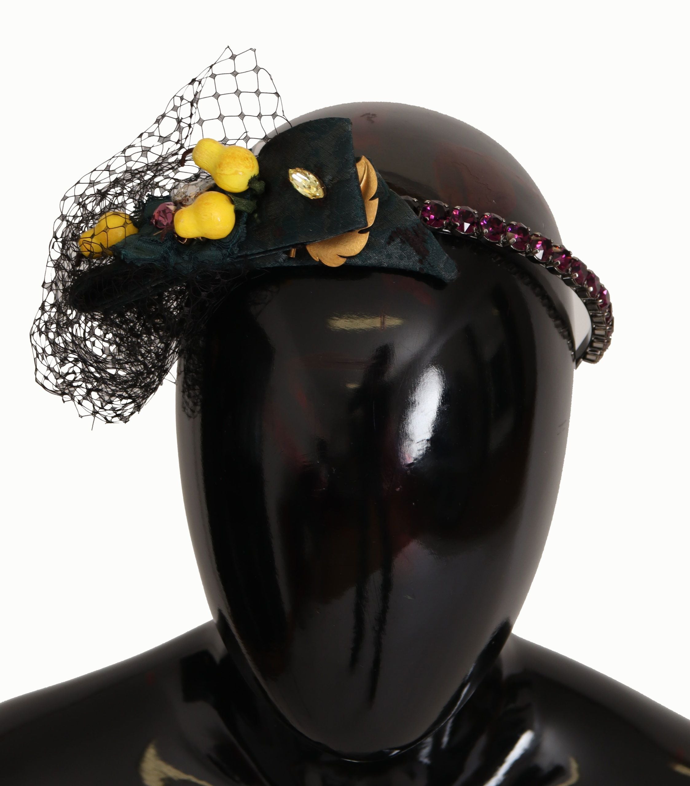 Dolce &amp; Gabbana Charmantes sizilianisches Zitronen-Kristall-Stirnband