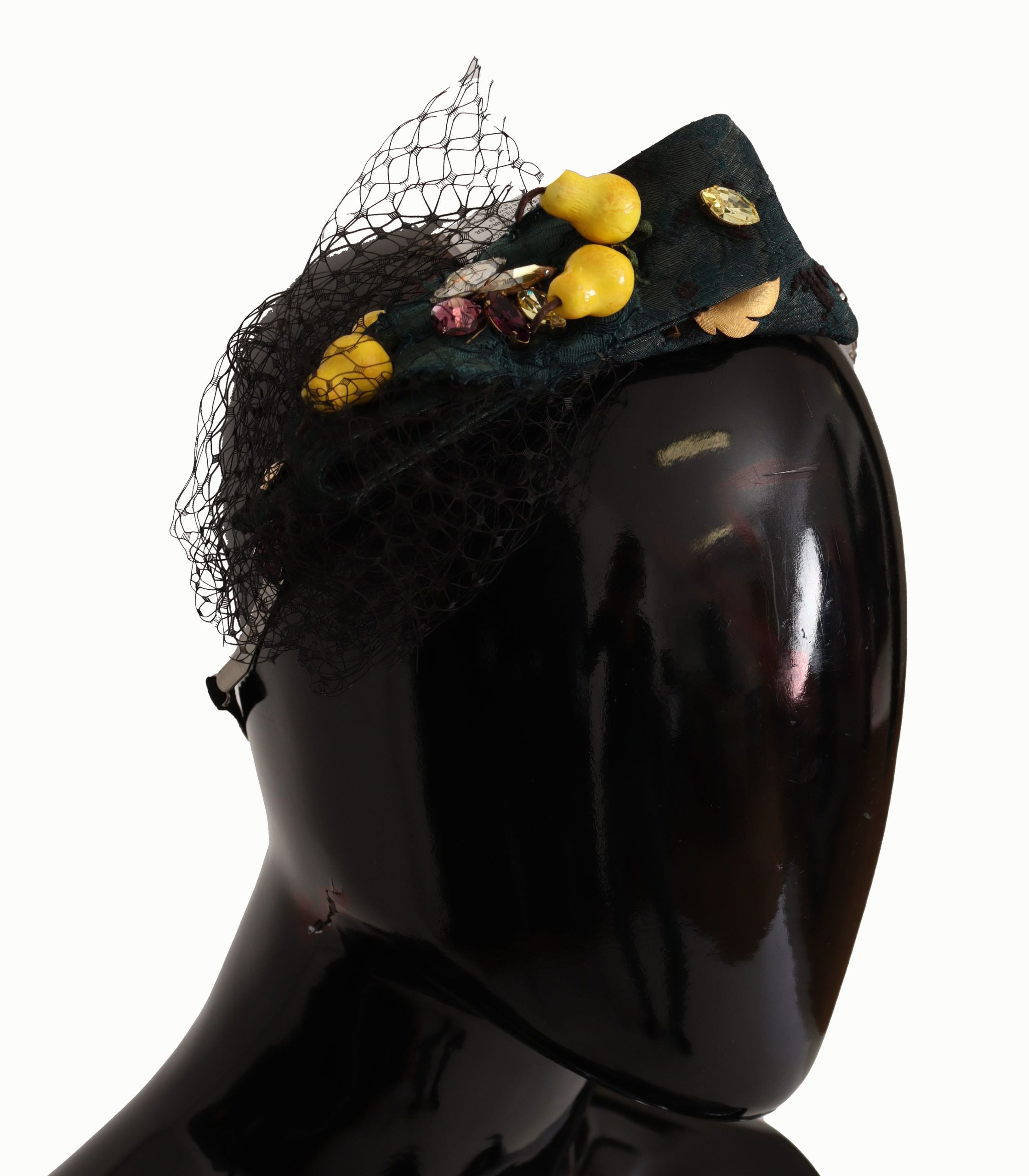 Dolce &amp; Gabbana Charmantes sizilianisches Zitronen-Kristall-Stirnband