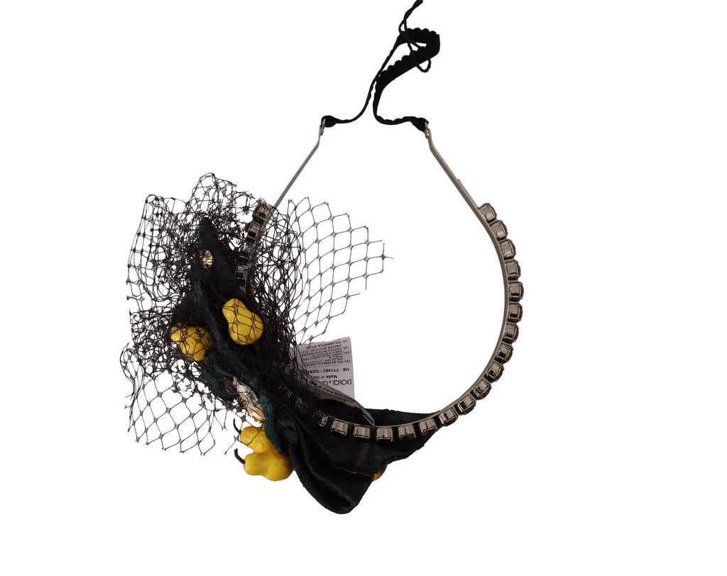 Dolce &amp; Gabbana Charmantes sizilianisches Zitronen-Kristall-Stirnband