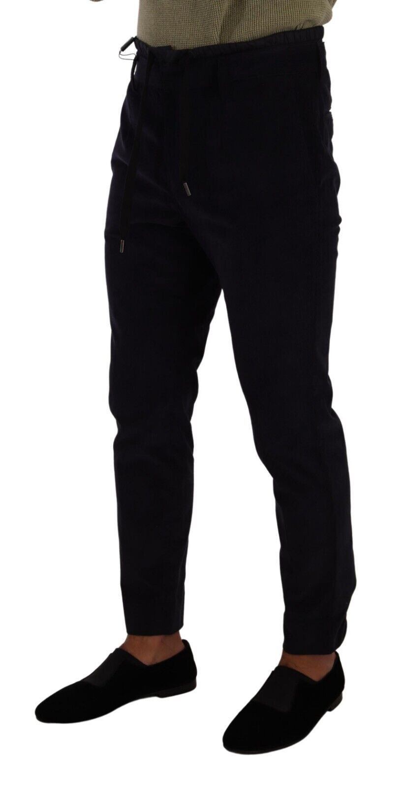 Dolce &amp; Gabbana – Slim Fit Luxe-Cordhose in Dunkelblau