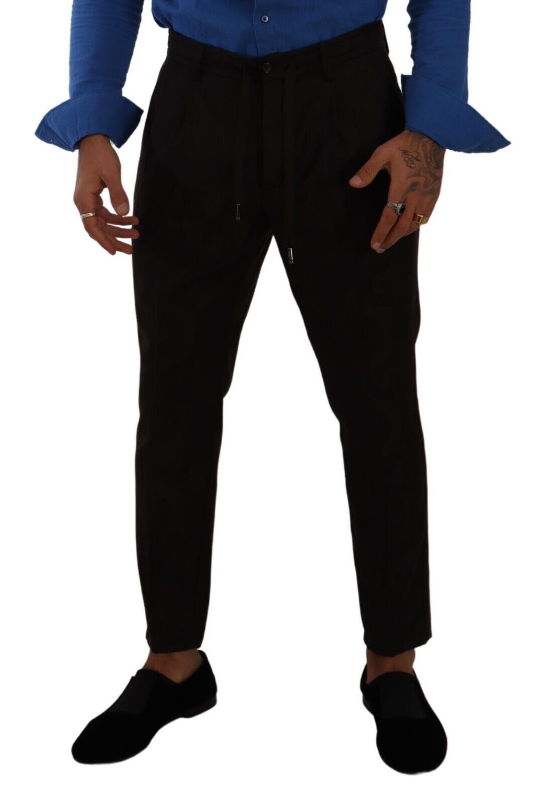 Dolce &amp; Gabbana – Elegante Jogginghose aus Wolle in Burgunderrot