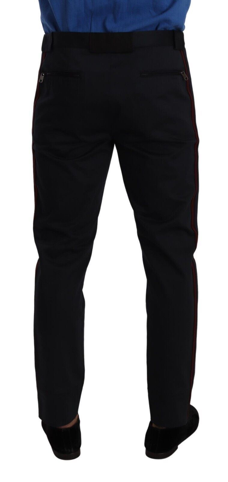 Dolce &amp; Gabbana – Schicke Chinohose in Slim Fit in Blau