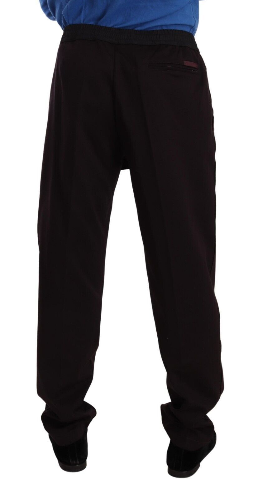 Dolce &amp; Gabbana Elegante Jogginghose aus Baumwolle in Burgunderrot