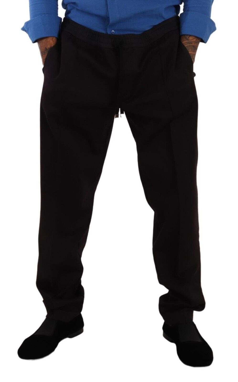 Dolce &amp; Gabbana Elegante Jogginghose aus Baumwolle in Burgunderrot