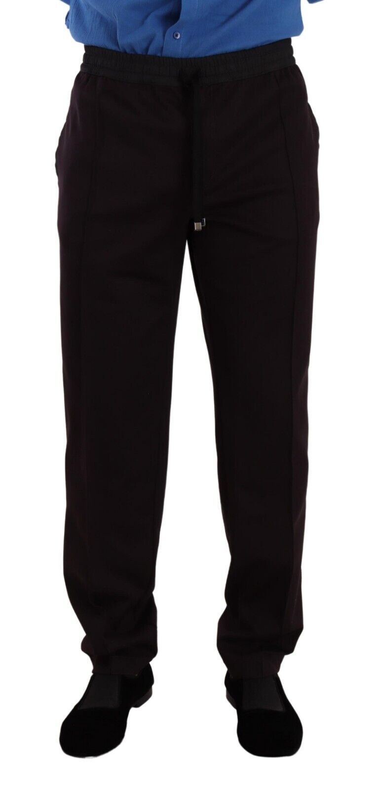 Dolce &amp; Gabbana Elegante Jogginghose aus Baumwolle in Burgunderrot