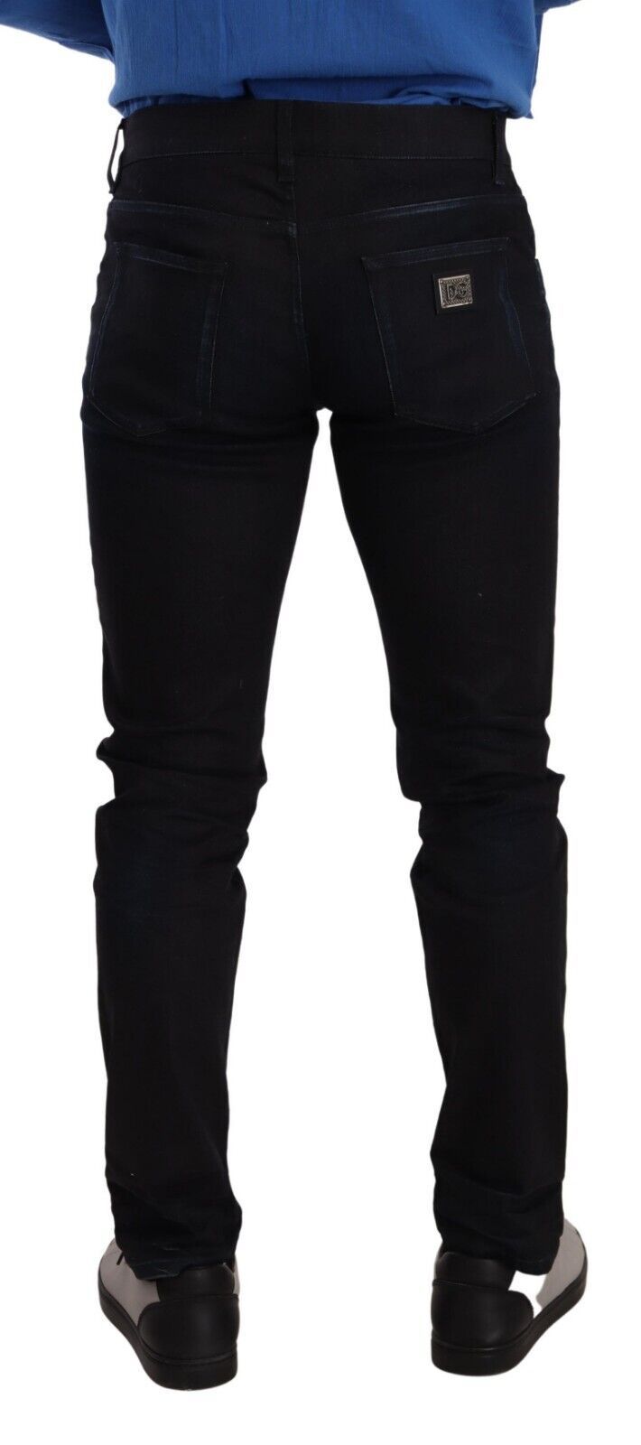 Dolce &amp; Gabbana Elegante Slim Fit Jeans in Dunkelblau