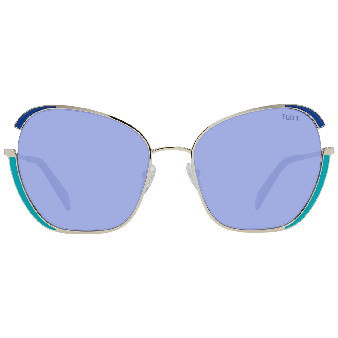 Emilio Pucci Gold Damen Sonnenbrille