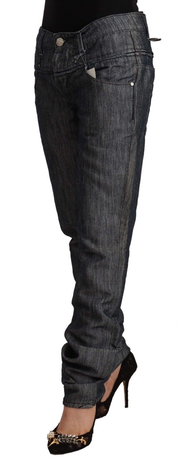Schicke Mid-Waist Straight-Cut Acht Jeans
