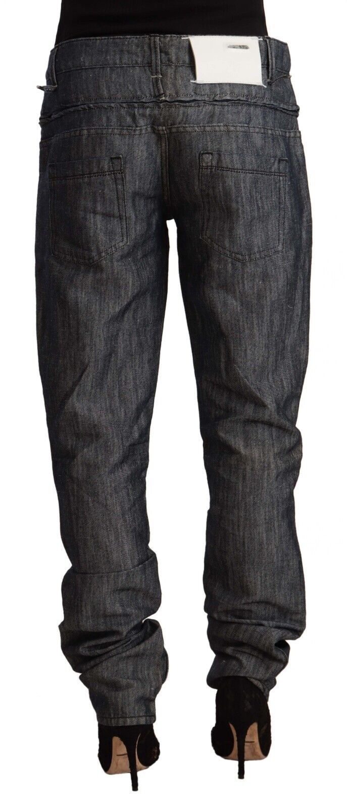 Schicke Mid-Waist Straight-Cut Acht Jeans