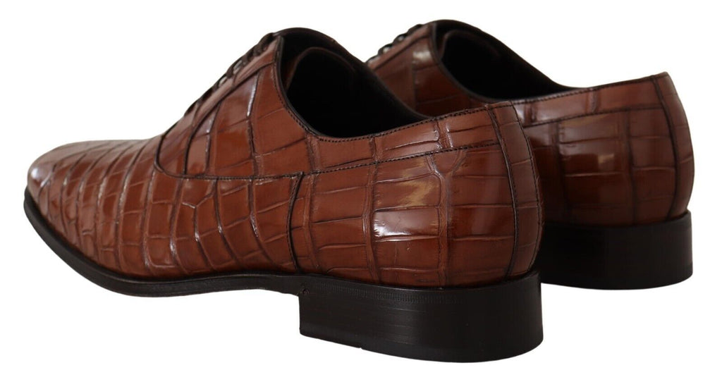 Dolce &amp; Gabbana Elegante Abendschuhe aus exotischem Krokodilleder