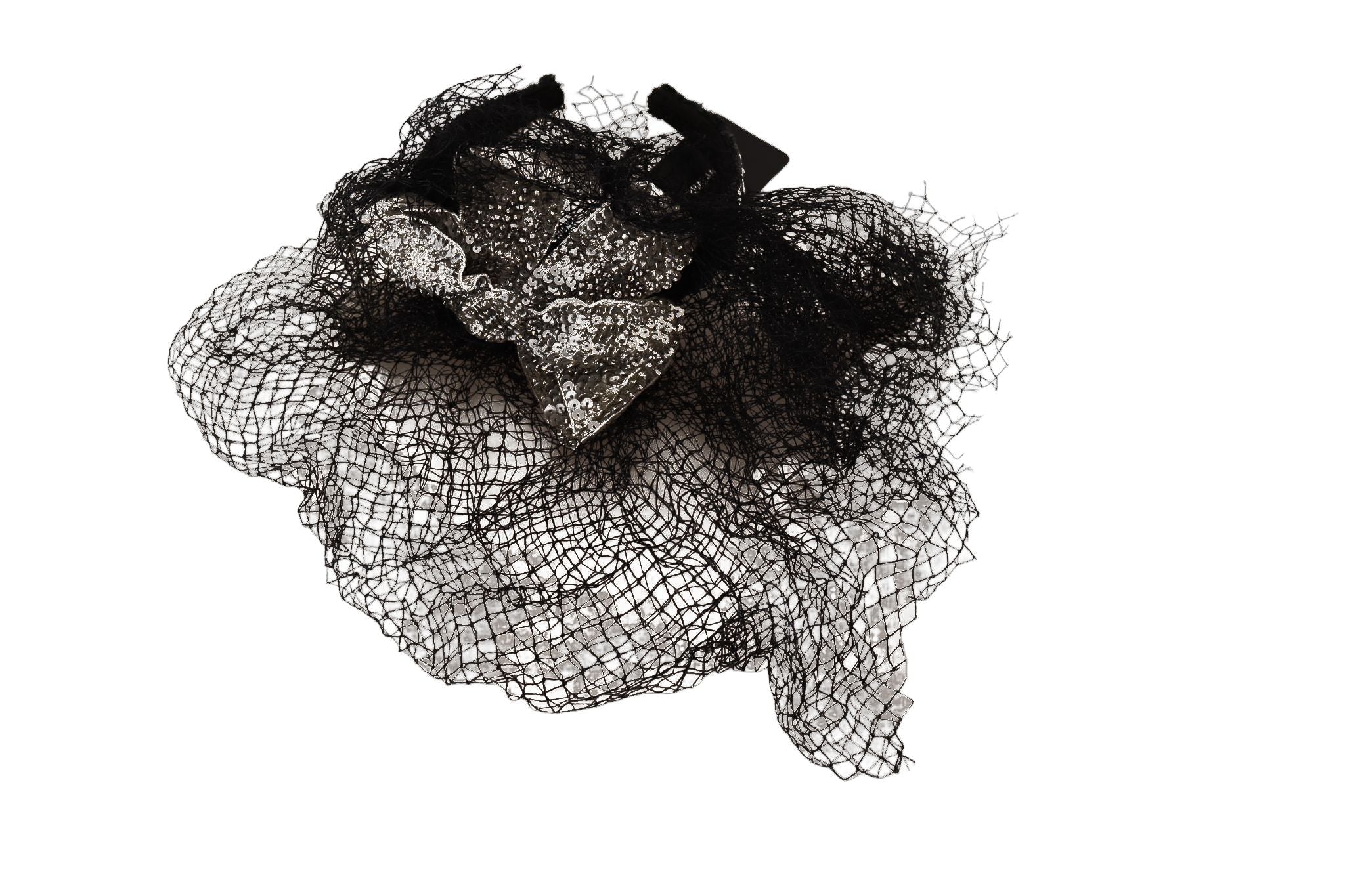 Dolce &amp; Gabbana Glamouröses schwarzes Designer-Diadem mit Pailletten