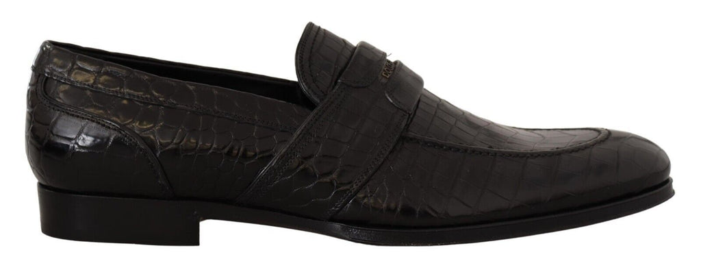 Dolce &amp; Gabbana Elegante Mokassins aus Krokodilleder