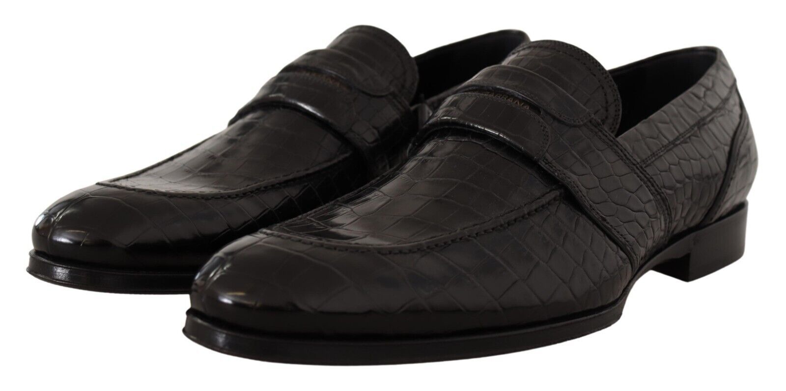 Dolce &amp; Gabbana Elegante Mokassins aus Krokodilleder