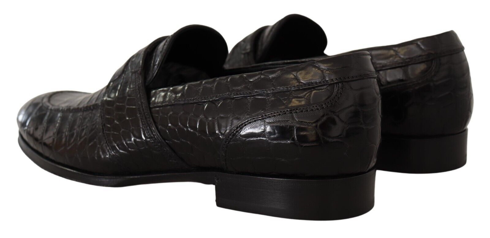 Dolce &amp; Gabbana Elegante Mokassins aus Krokodilleder