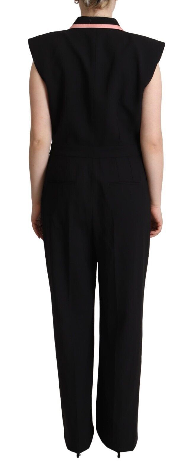 Dolce &amp; Gabbana Eleganter ärmelloser Jumpsuit aus Wollmischung