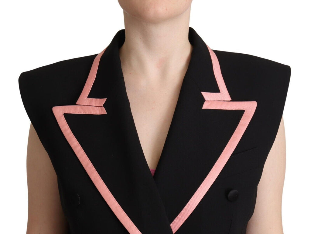 Dolce &amp; Gabbana Eleganter ärmelloser Jumpsuit aus Wollmischung