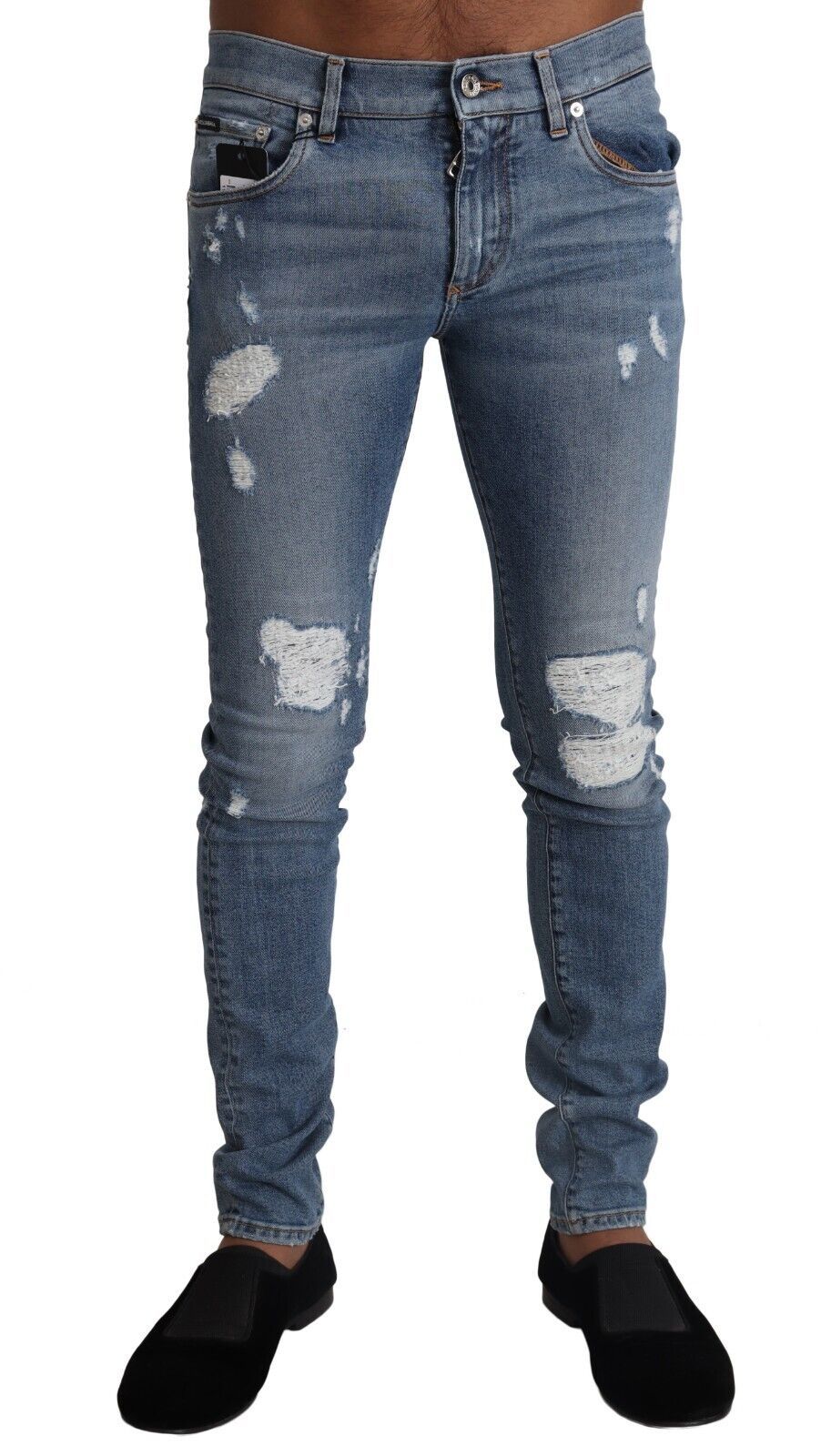 Dolce &amp; Gabbana Elegante hellblaue Skinny-Jeans