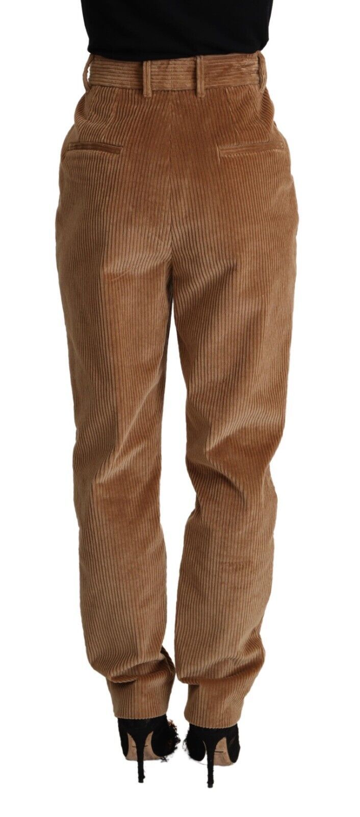 Dolce &amp; Gabbana Schicke Skinny-Hose aus Cord mit hoher Taille