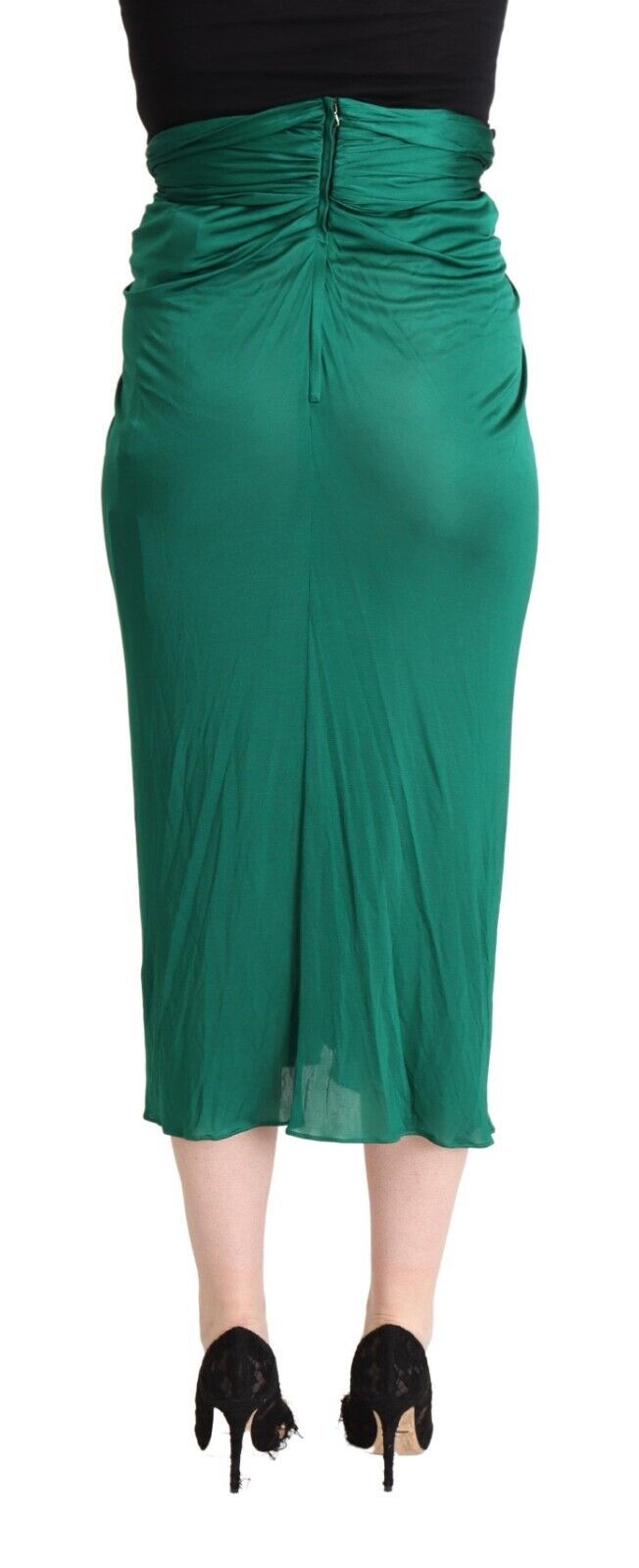 Dolce &amp; Gabbana Eleganter plissierter Midirock mit hoher Taille