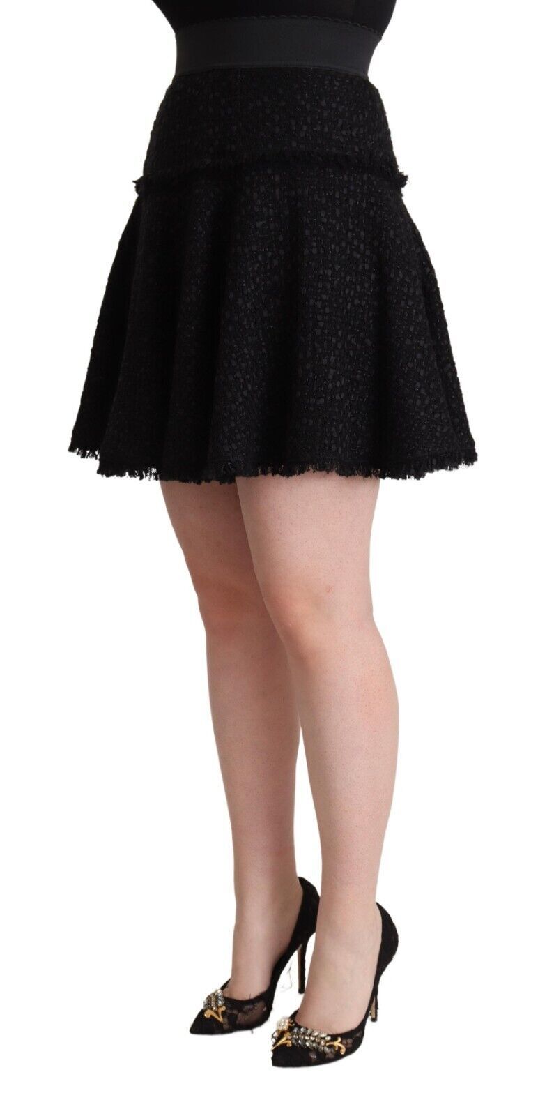 Dolce &amp; Gabbana Eleganter gestrickter A-Linien-Minirock