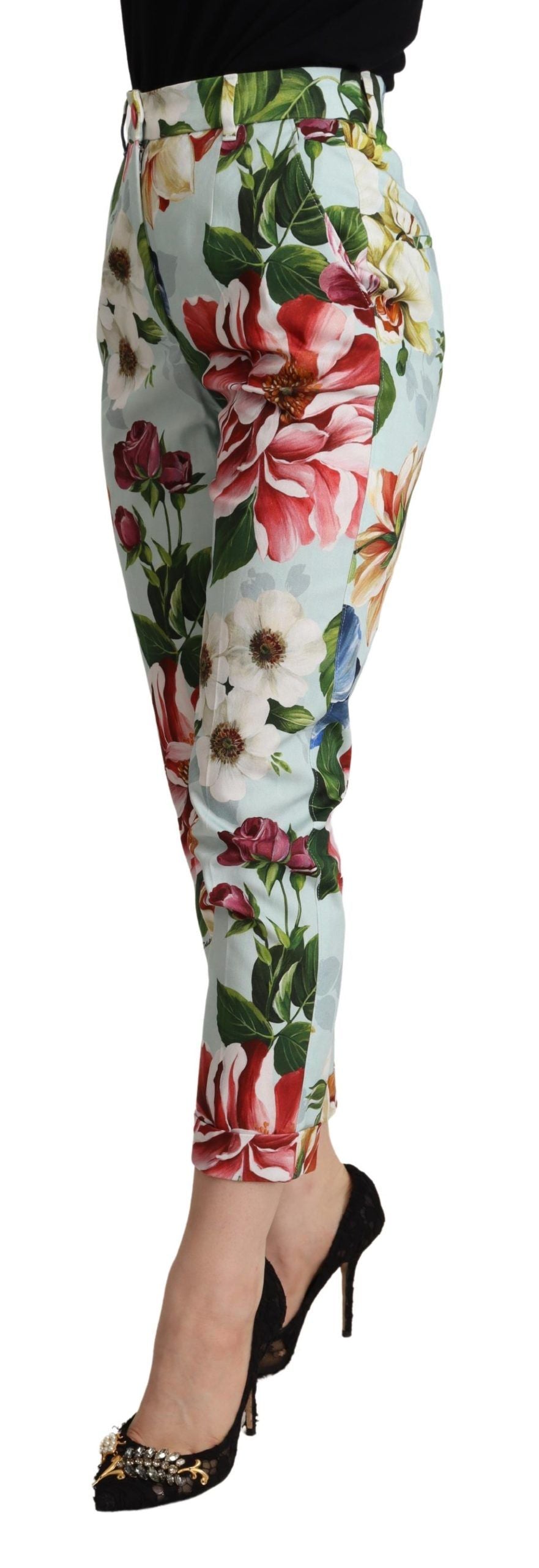 Dolce &amp; Gabbana: Veredeln Sie Ihren Chic mit floralen Tapered Pants