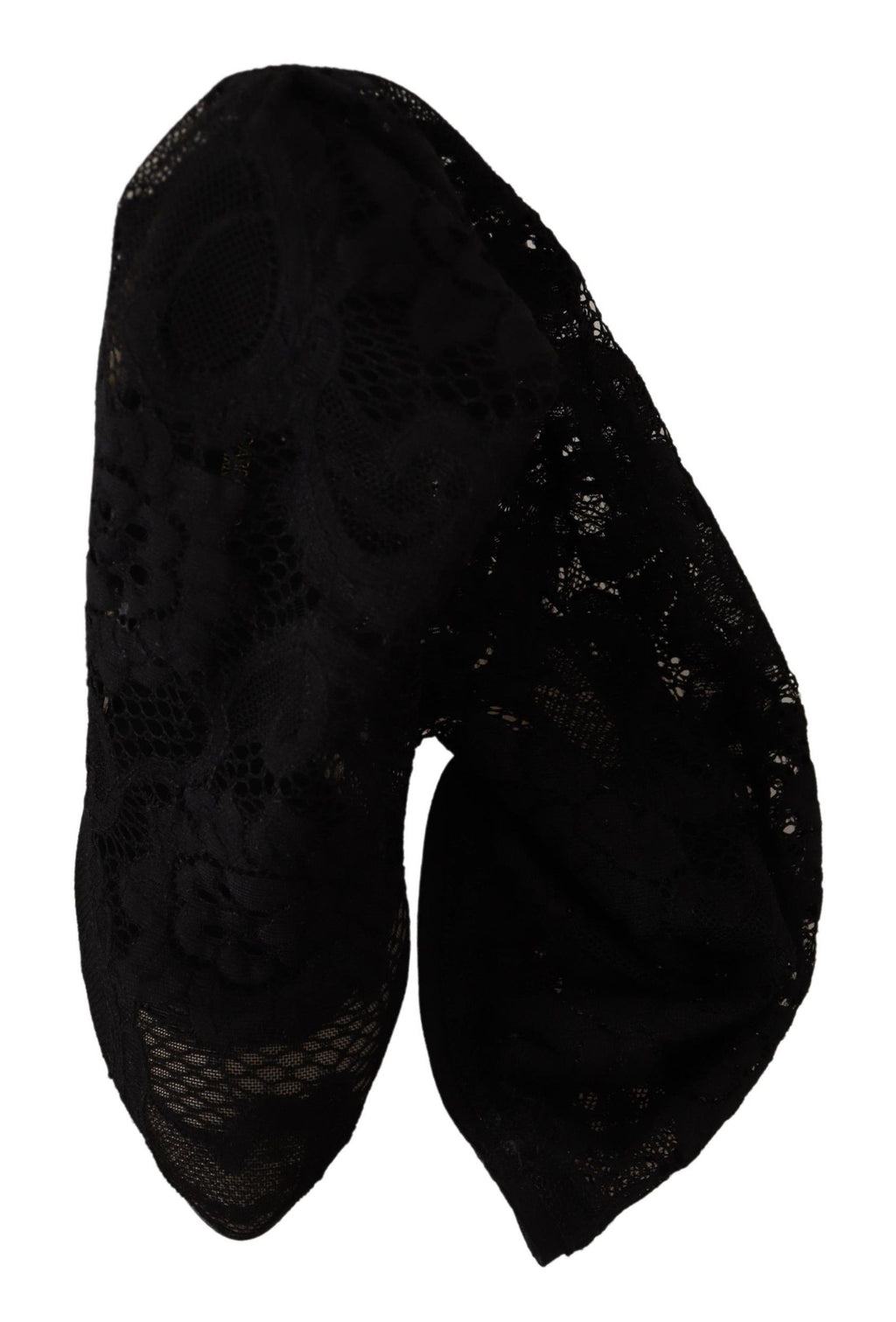 Dolce &amp; Gabbana – Elegante Stretch-Sockenstiefel in glattem Schwarz