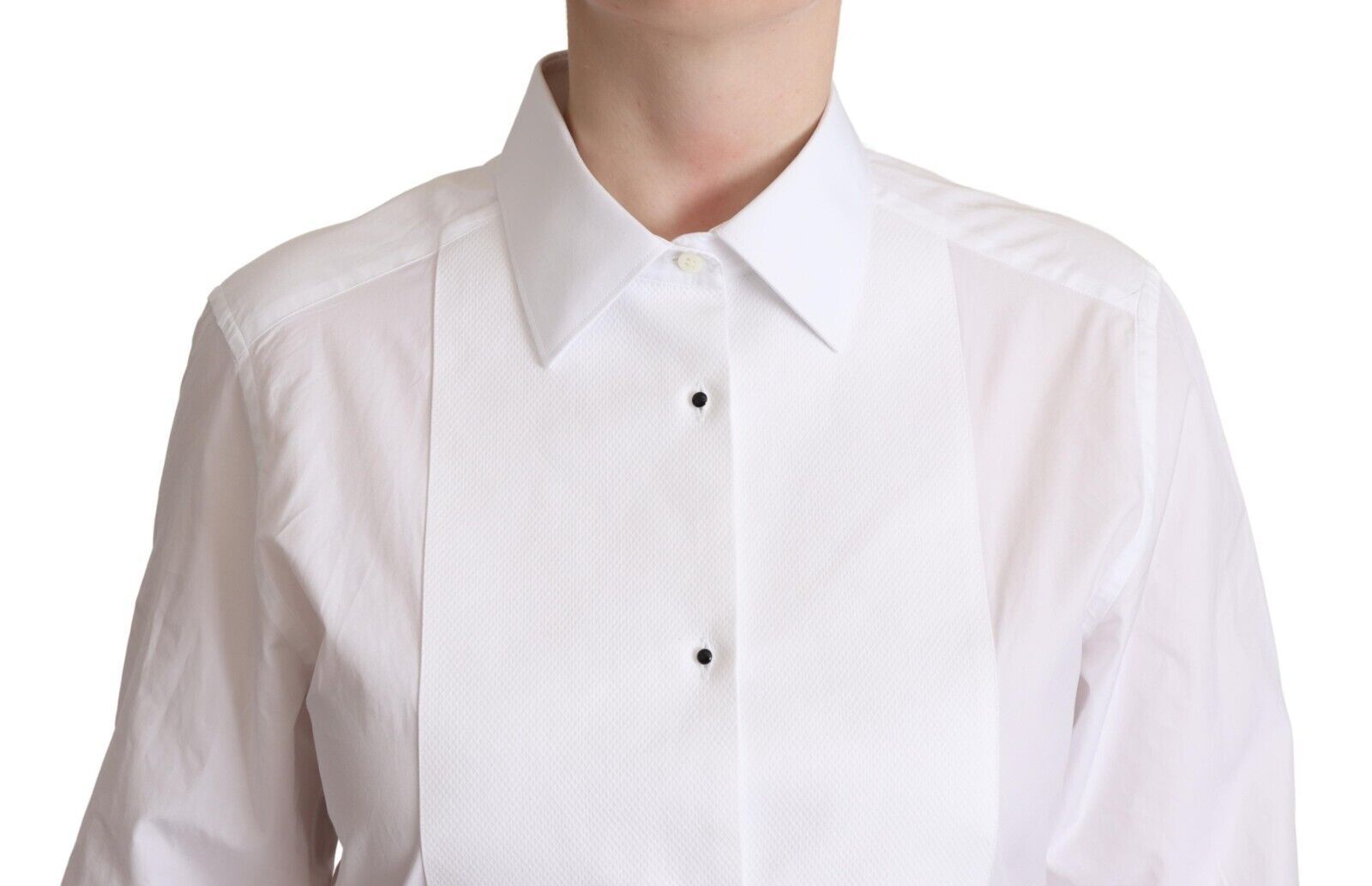Dolce &amp; Gabbana Elegantes weißes Popeline-Hemd