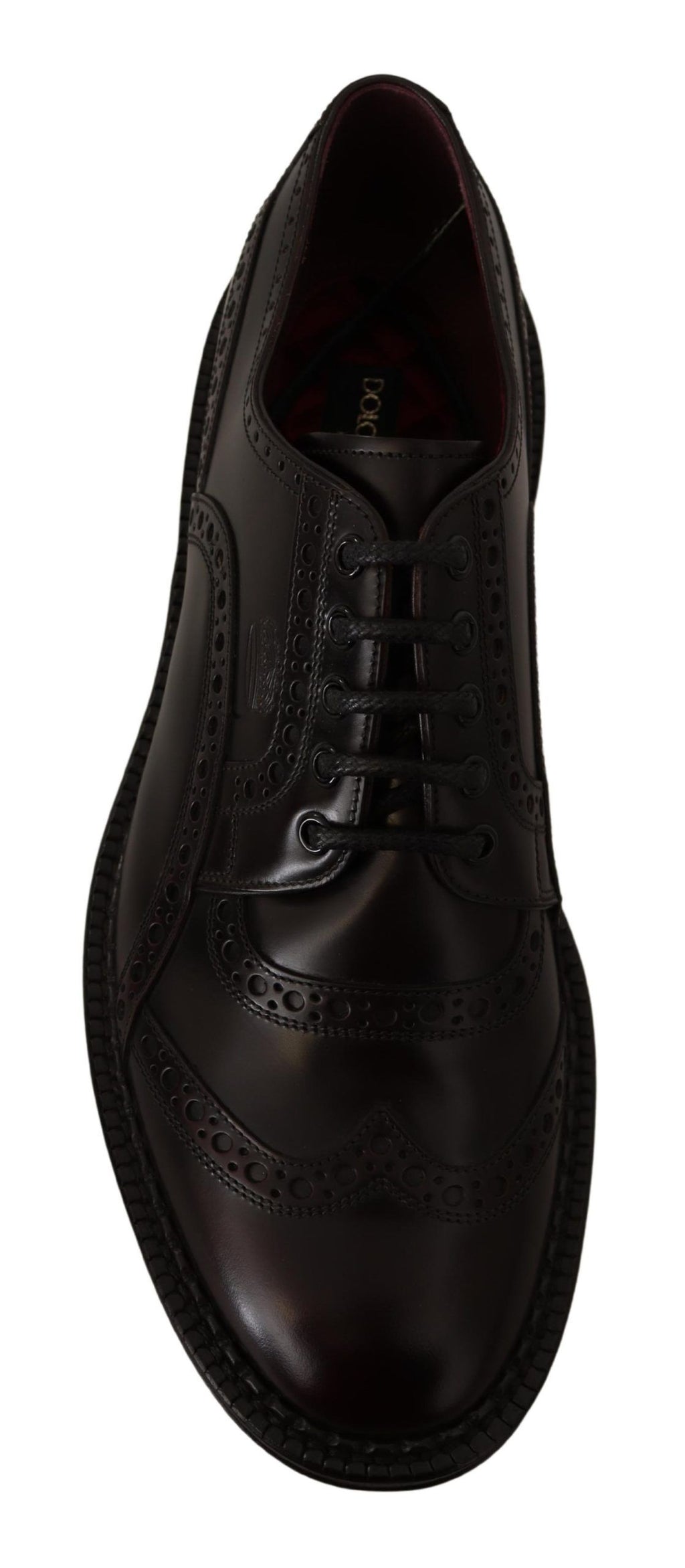 Dolce &amp; Gabbana – Elegante Derby-Schuhe aus lila Leder