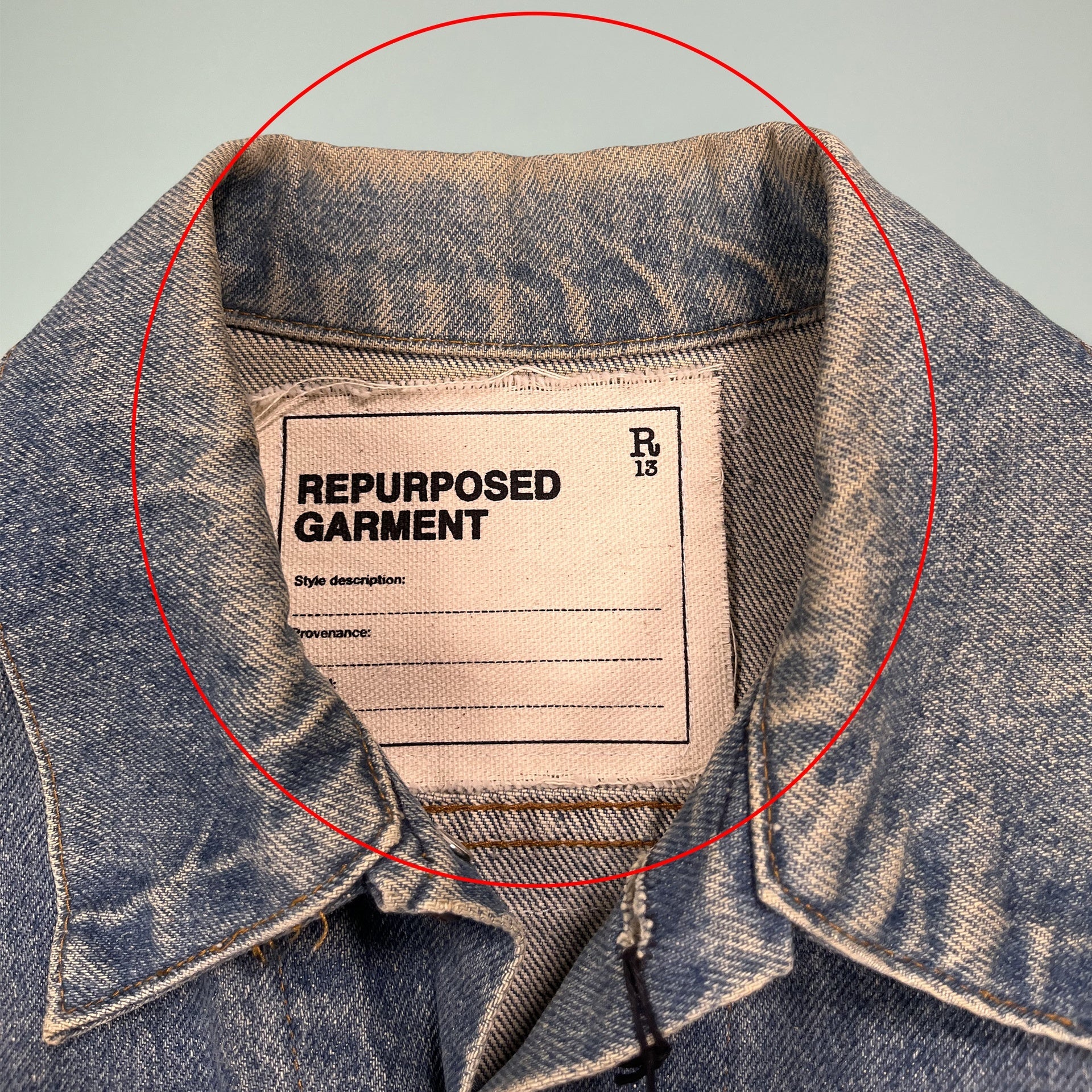 R13 Cotton Denim Jacket