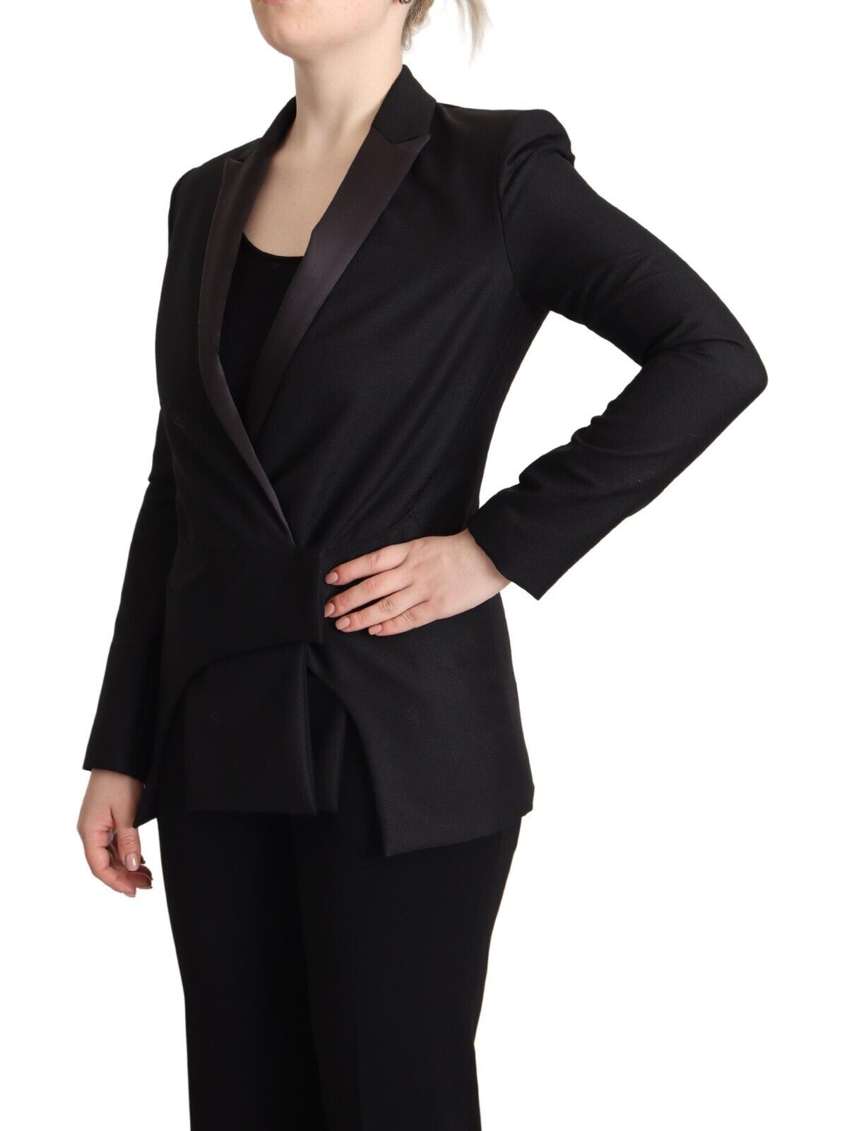 Costume National Eleganter schwarzer Zweireiher-Blazer