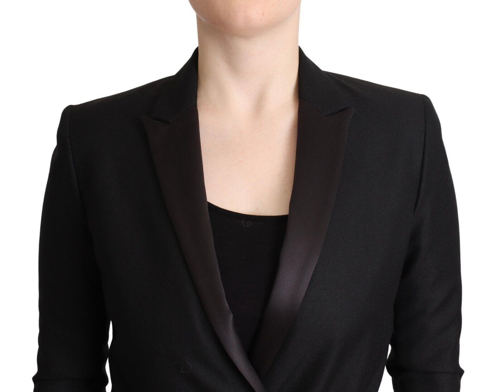Costume National Eleganter schwarzer Zweireiher-Blazer