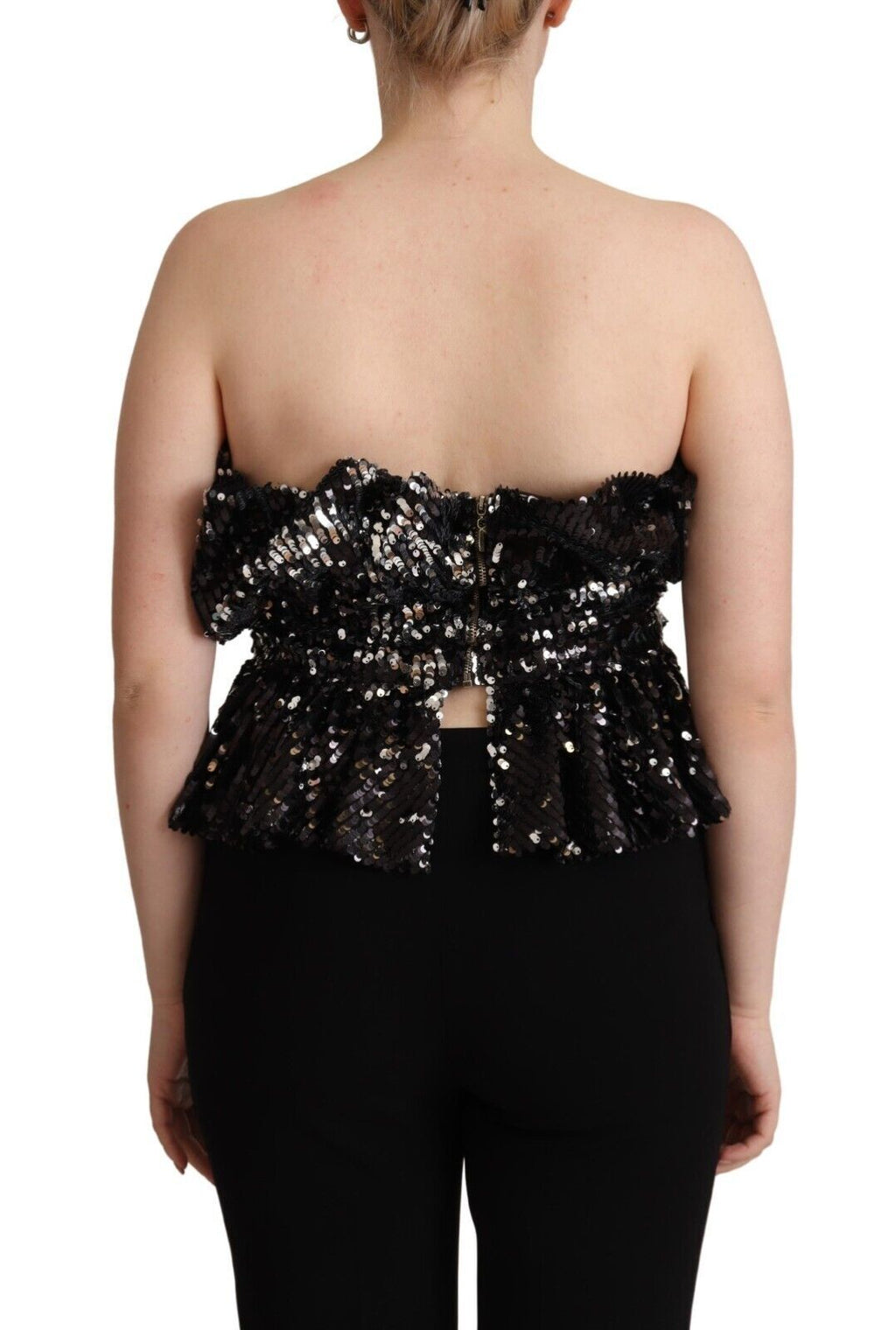 Aniye By – Elegantes trägerloses Top mit Pailletten