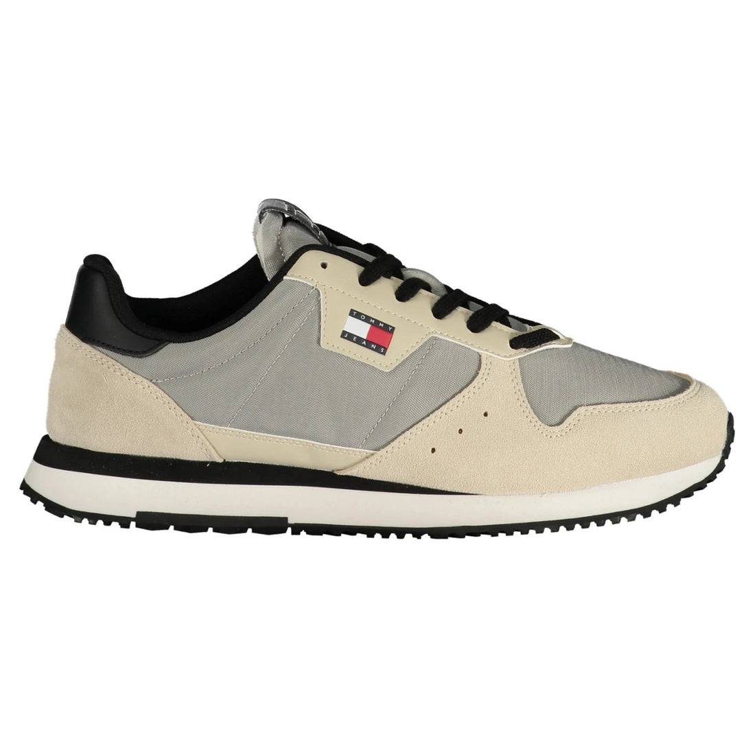 Men’s Grey Sports Shoes with Laces and Removable Footbed