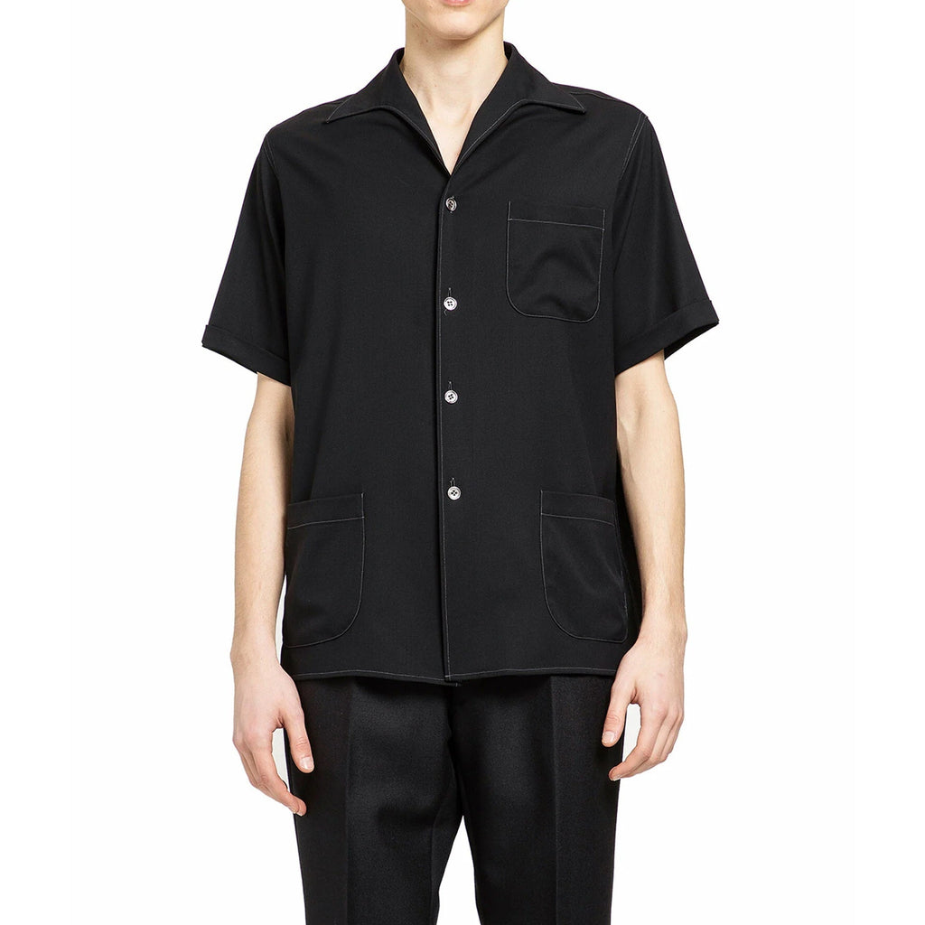 Maison Margiela short-sleeve wool shirt – Siebentaschen