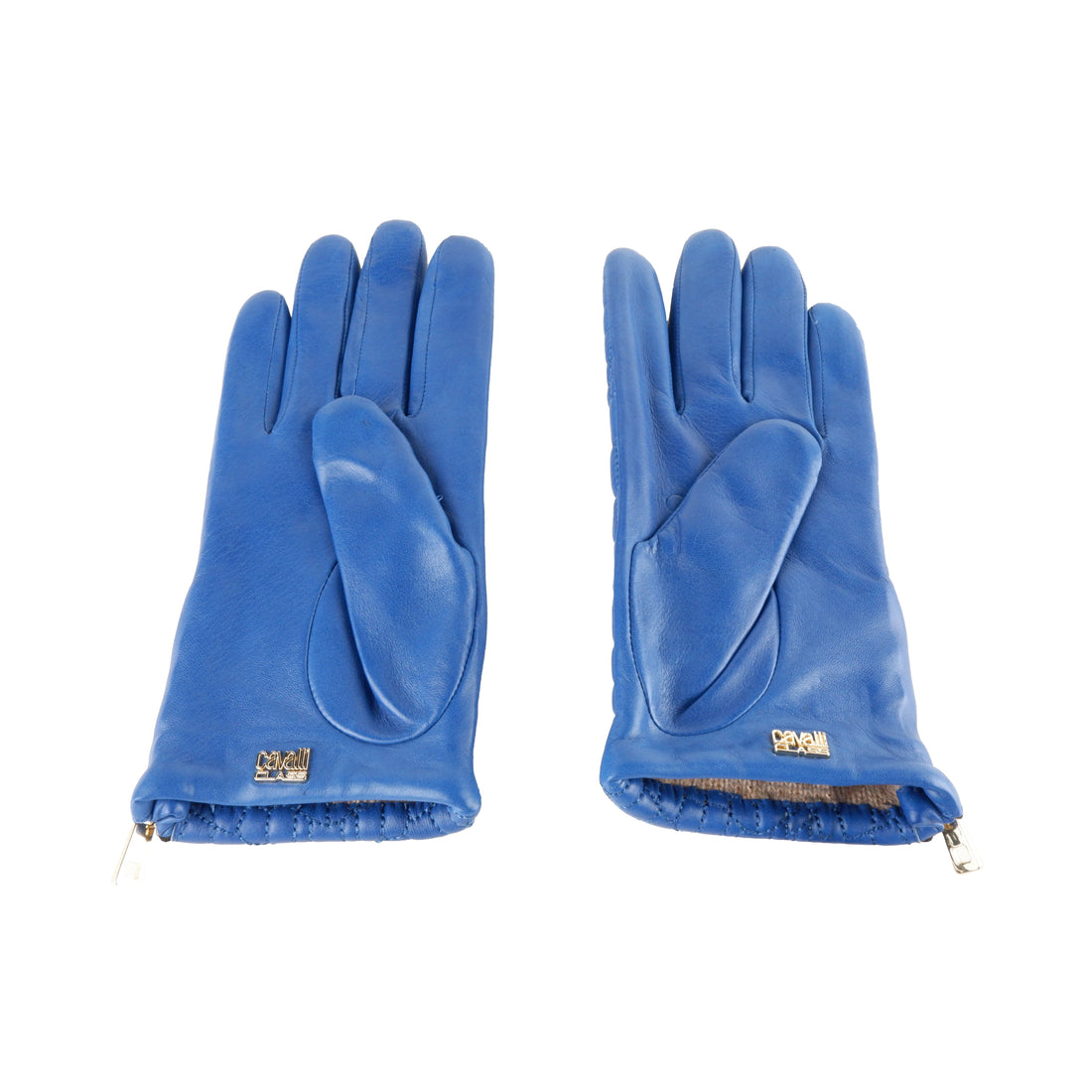 Cavalli Class Gloves Blue Woman