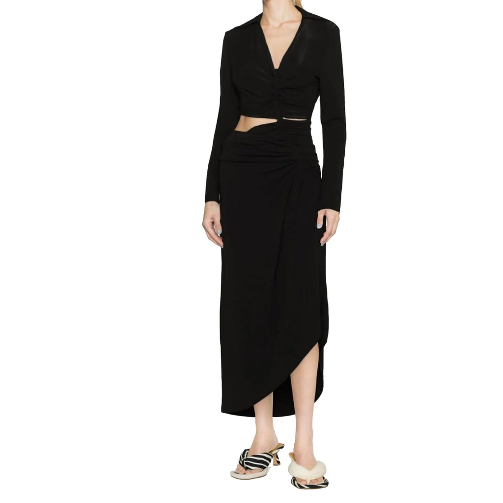 Off-White Cut-Out Midi Dress – Siebentaschen