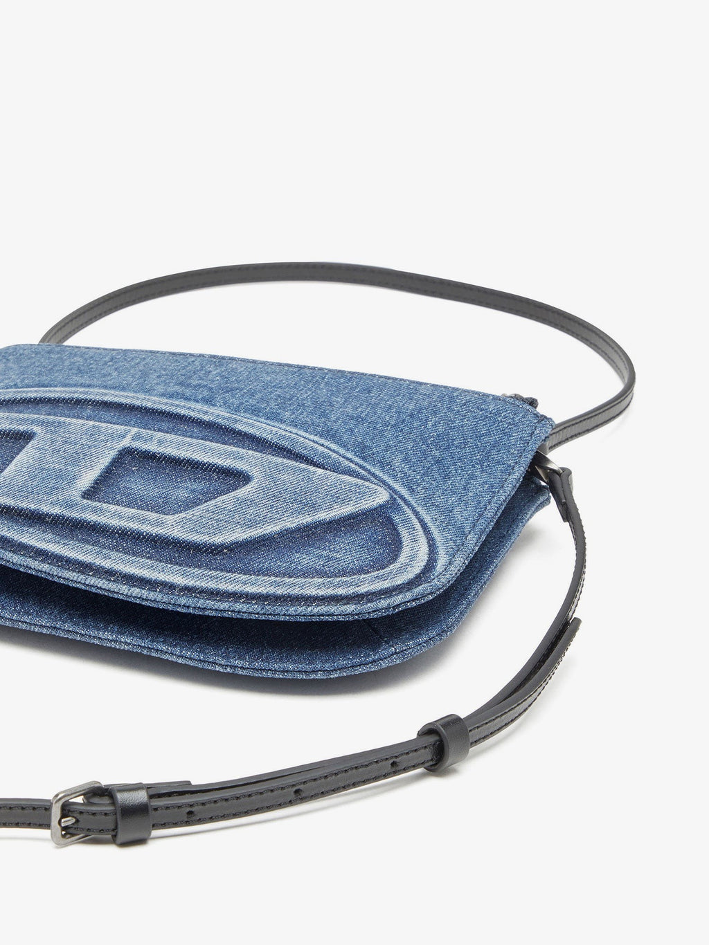 Diesel 1DR Twin denim crossbody bag
