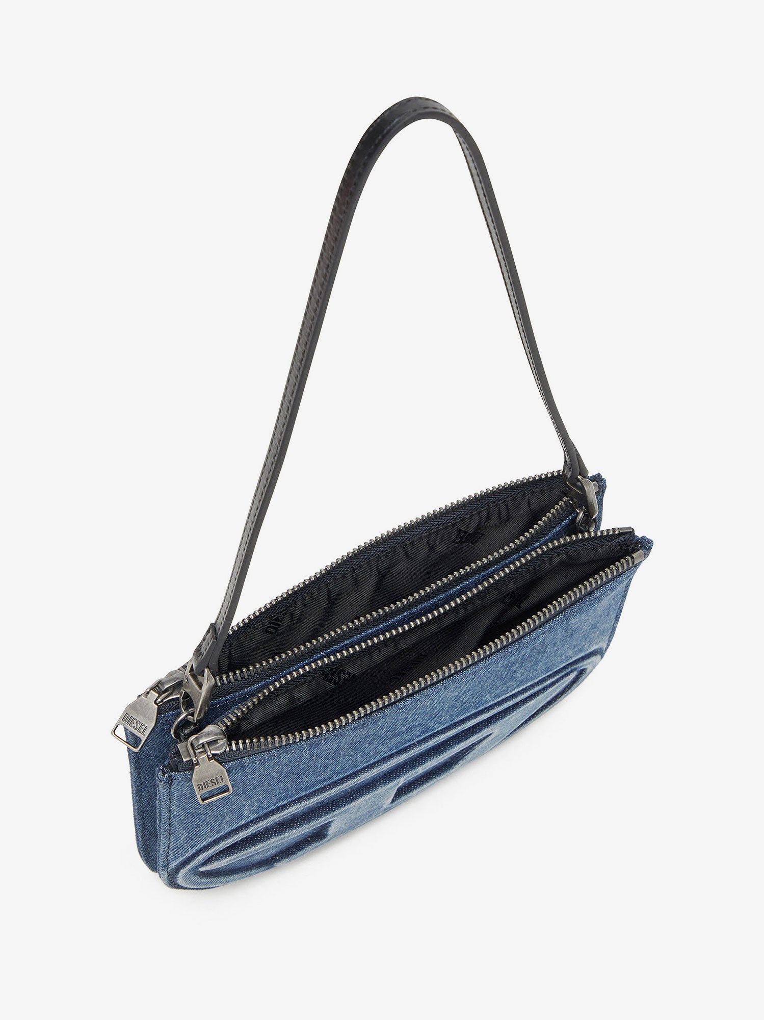 Diesel 1DR Twin denim crossbody bag
