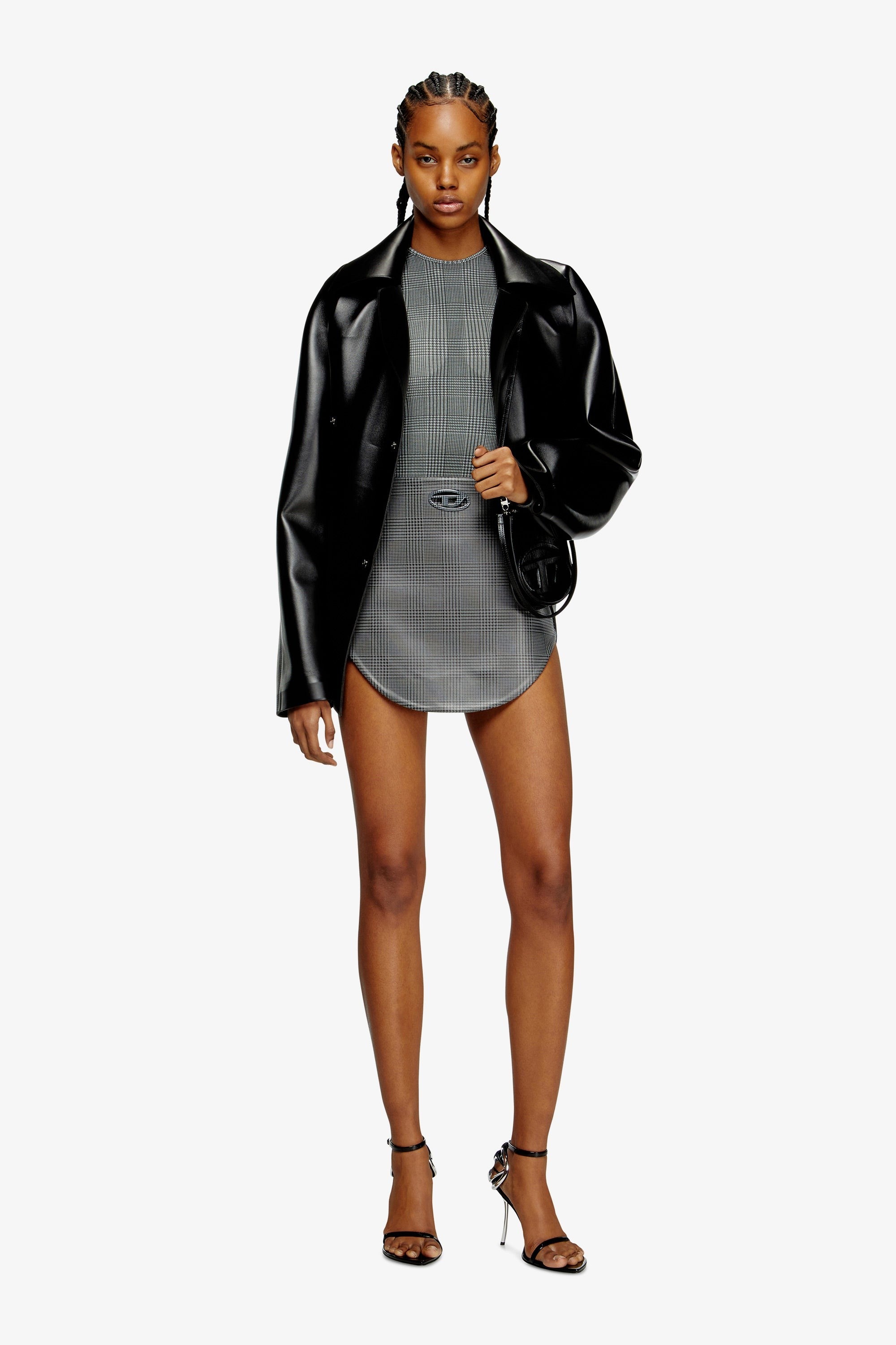 Diesel 1DR Twin leather shoulder bag