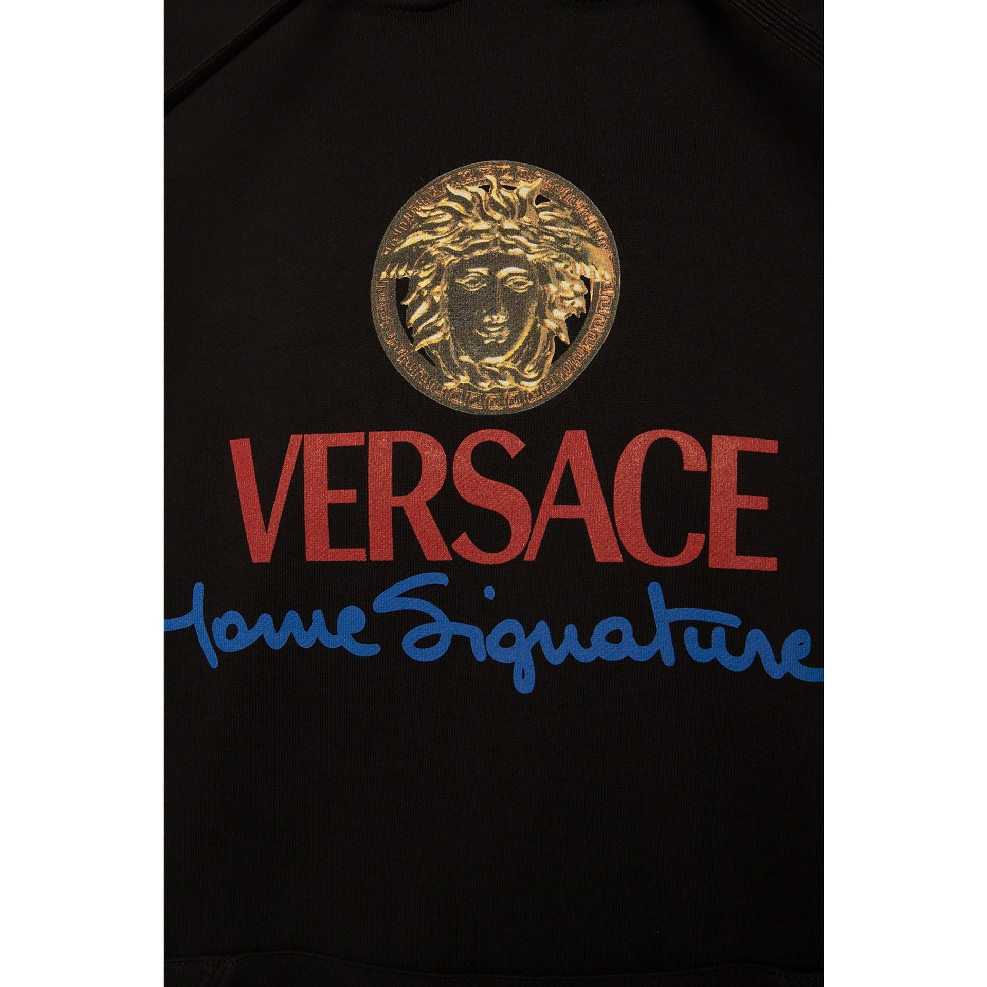 Versace Logo Hooded Sweatshirt