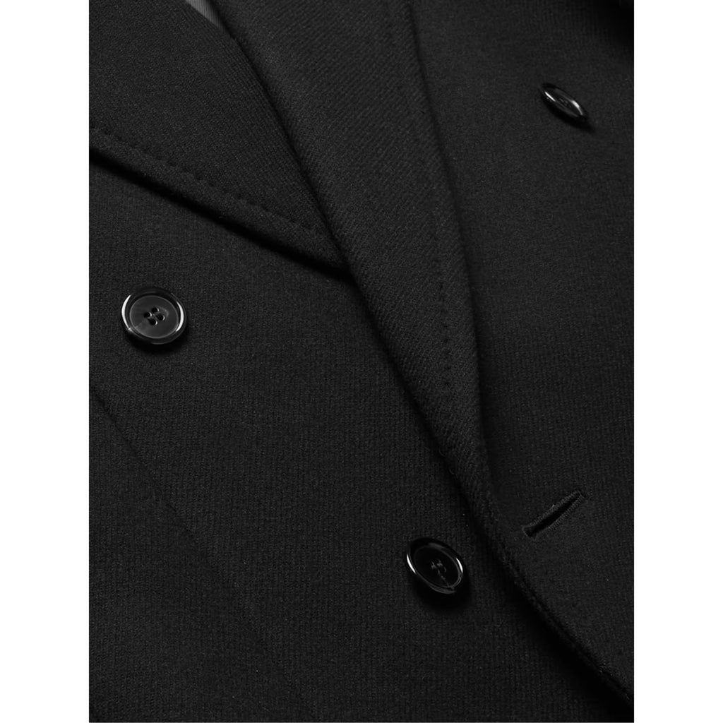 Saint Laurent Double-Breasted Wool Coat – Siebentaschen