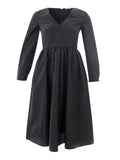 Long Dress with V-neck
