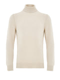 Beige Gran Sasso Wool Turtleneck Sweater