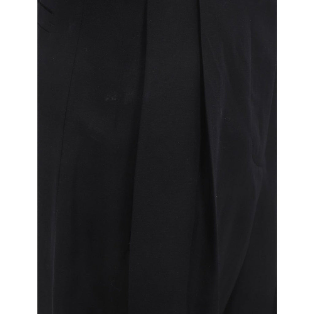 Salvatore Ferragamo Silk And Linen Pants