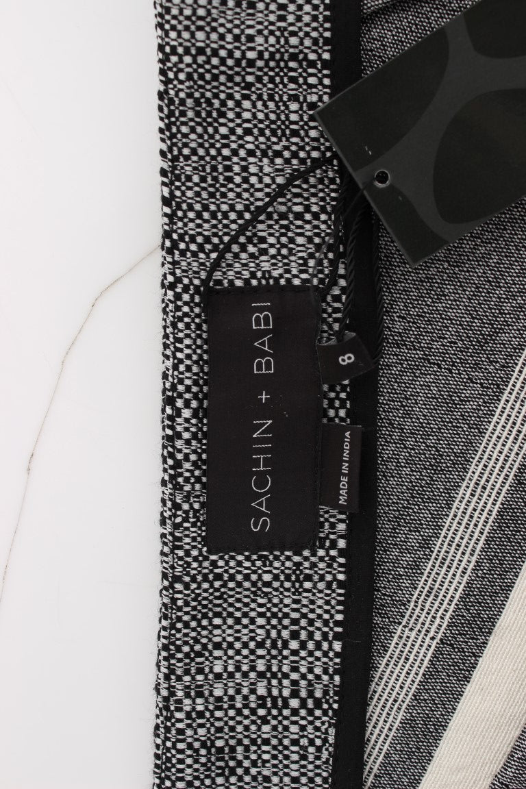 Sachin &amp; Babi Eleganter Liza-Lederrock in Schwarz und Grau