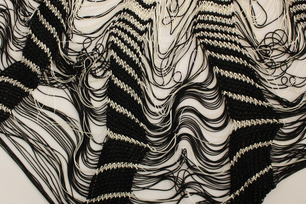 Alice Palmer – Schicker schwarz-weißer Strickrock