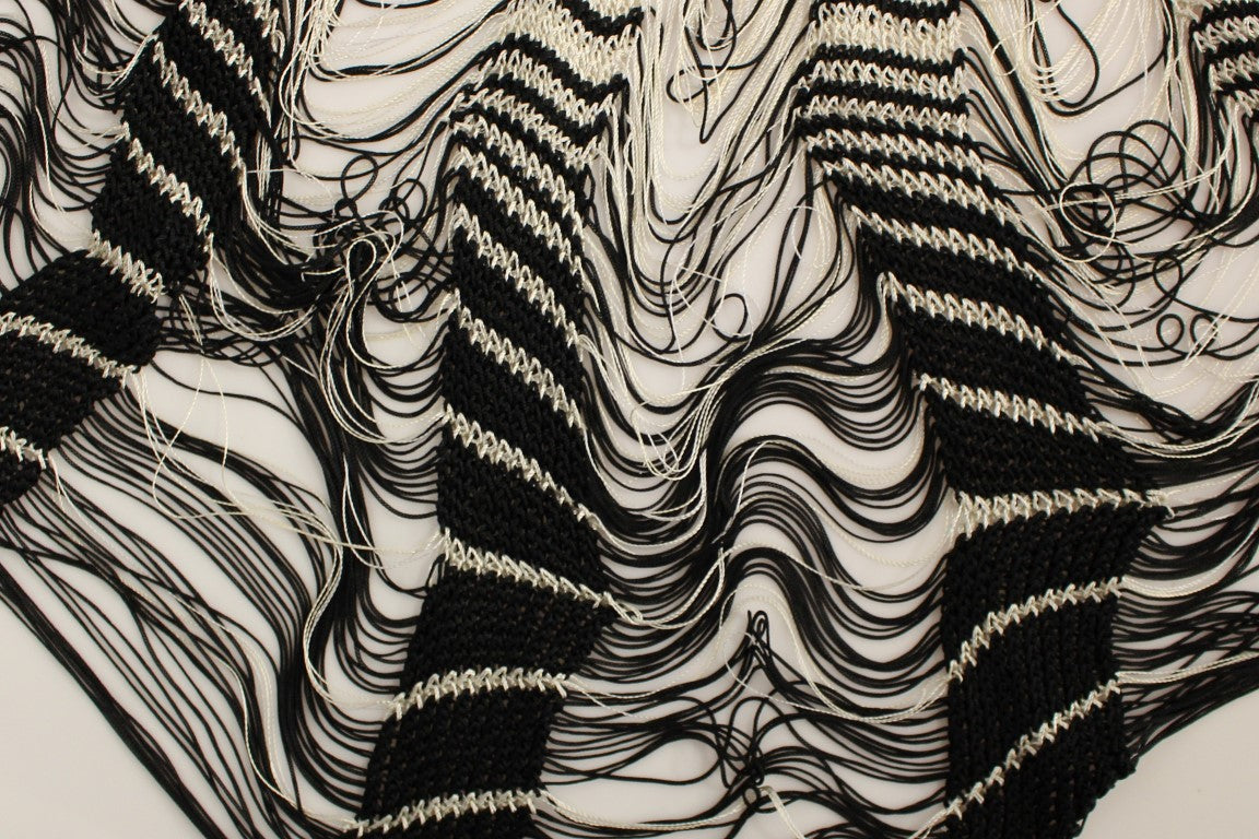 Alice Palmer – Schicker schwarz-weißer Strickrock