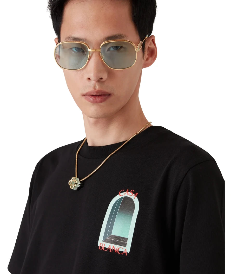 Casablanca T-shirt & Top Black Man