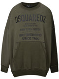 Oversized Sweatshirt with Dsquared2 Logo